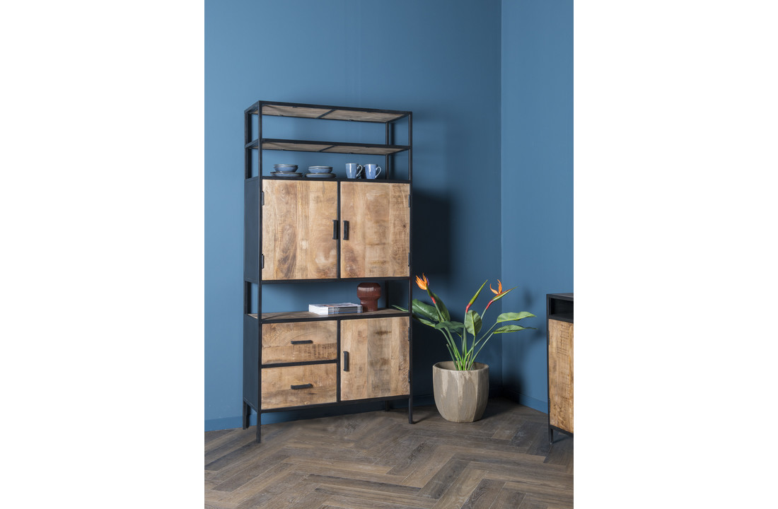 Industriële vakkenkast Sturdy | 100 cm