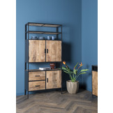Industriële vakkenkast Sturdy | 100 cm