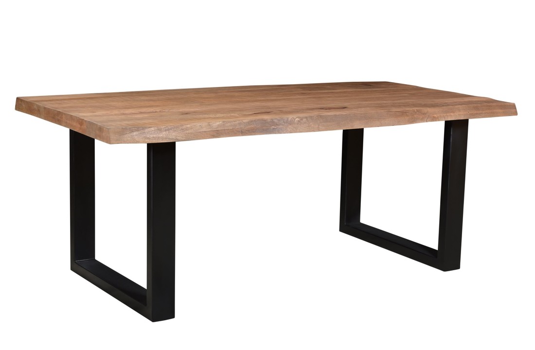 Industriële eettafel Sturdy tree top U-poot | 180 - 240 cm