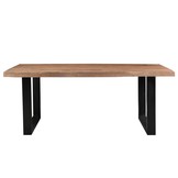 Industriële eettafel Sturdy tree top U-poot | 180 - 240 cm