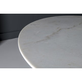 Eettafel marmer Jacky | White 130 cm