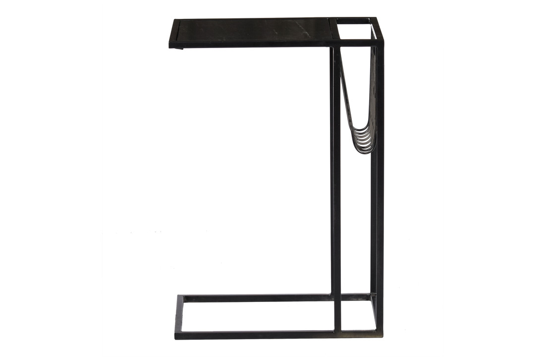 Marmeren laptoptafel Djura | Black