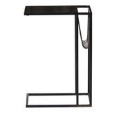 Marmeren laptoptafel Djura | Black