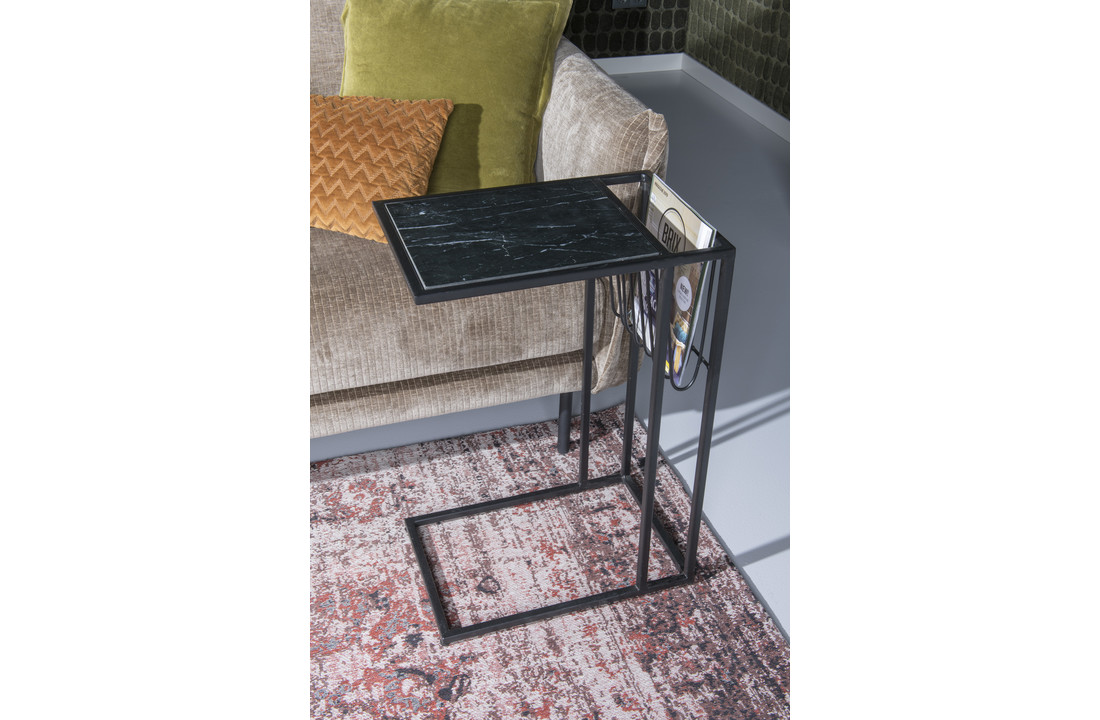 Marmeren laptoptafel Djura | Black