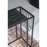 Marmeren laptoptafel Djura | Black
