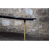 Marmeren salontafel Organic | Black & Gold