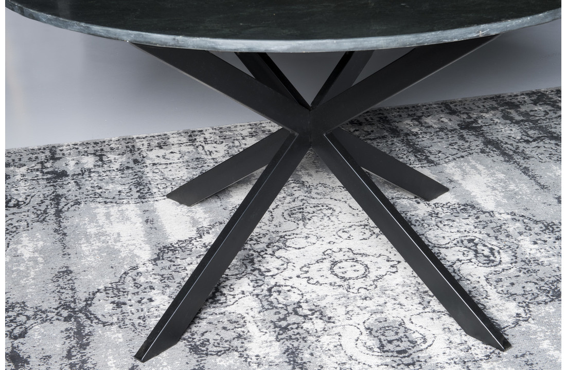 Eettafel marmer Jacky | Black 110 cm