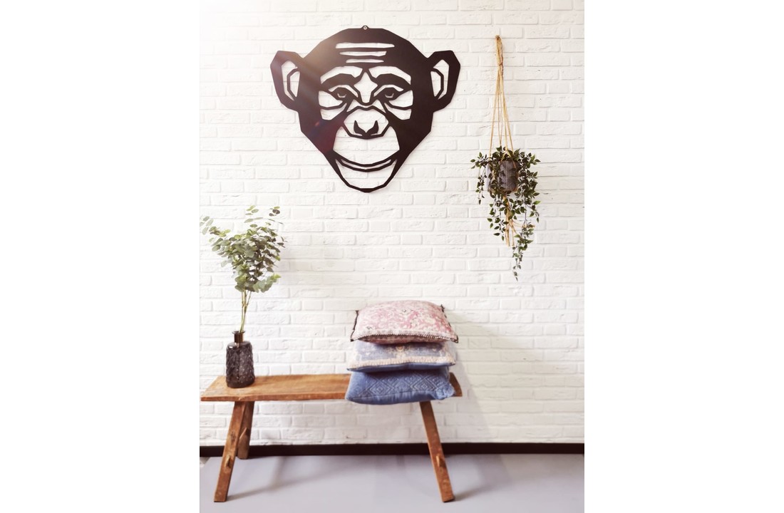 Wanddecoratie metaal | Monkey