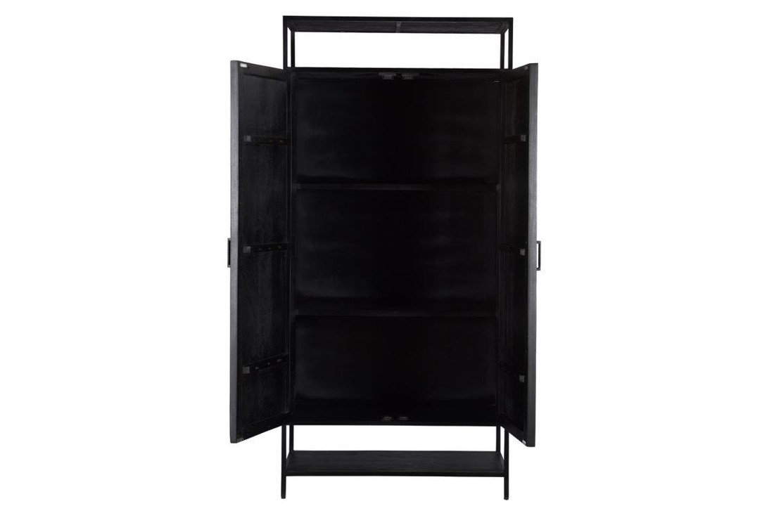 Zwarte bergkast Kala | 100 cm