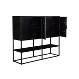 Zwarte sidetable Kala | 160 cm