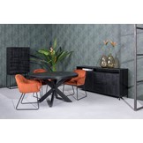 Zwart dressoir Kala | 180 cm