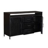 Zwart dressoir Kala | 150 cm