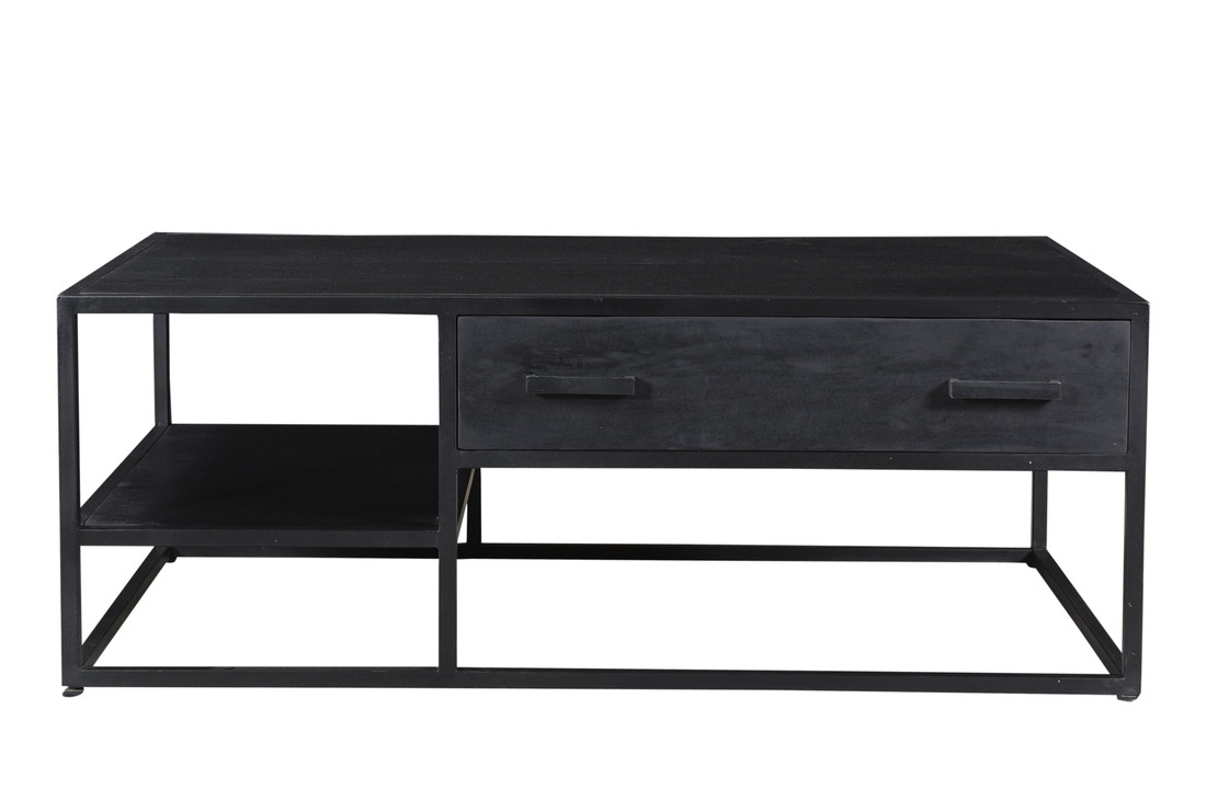 Zwarte salontafel Kala | 120 cm