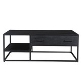 Zwarte salontafel Kala | 120 cm