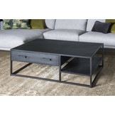 Zwarte salontafel Kala | 120 cm