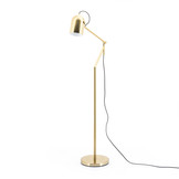 Metalen vloerlamp Sleek | Brons