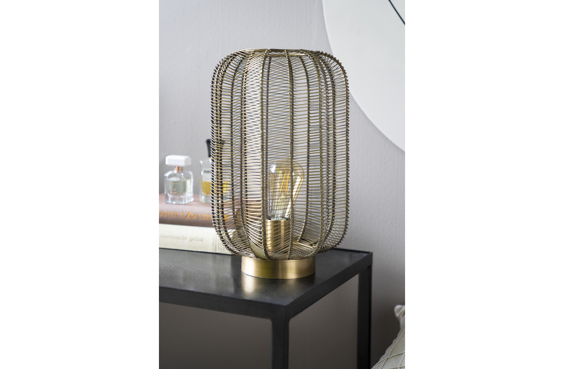 Metalen tafellamp Carbo | Brons