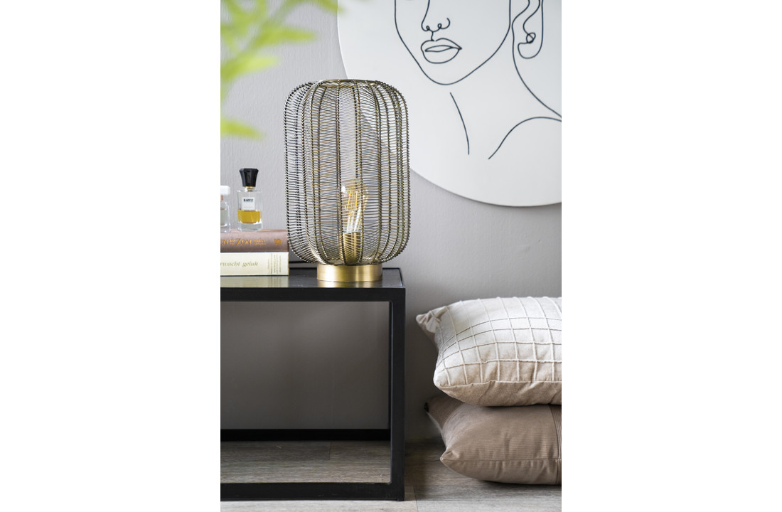 Metalen tafellamp Carbo | Brons