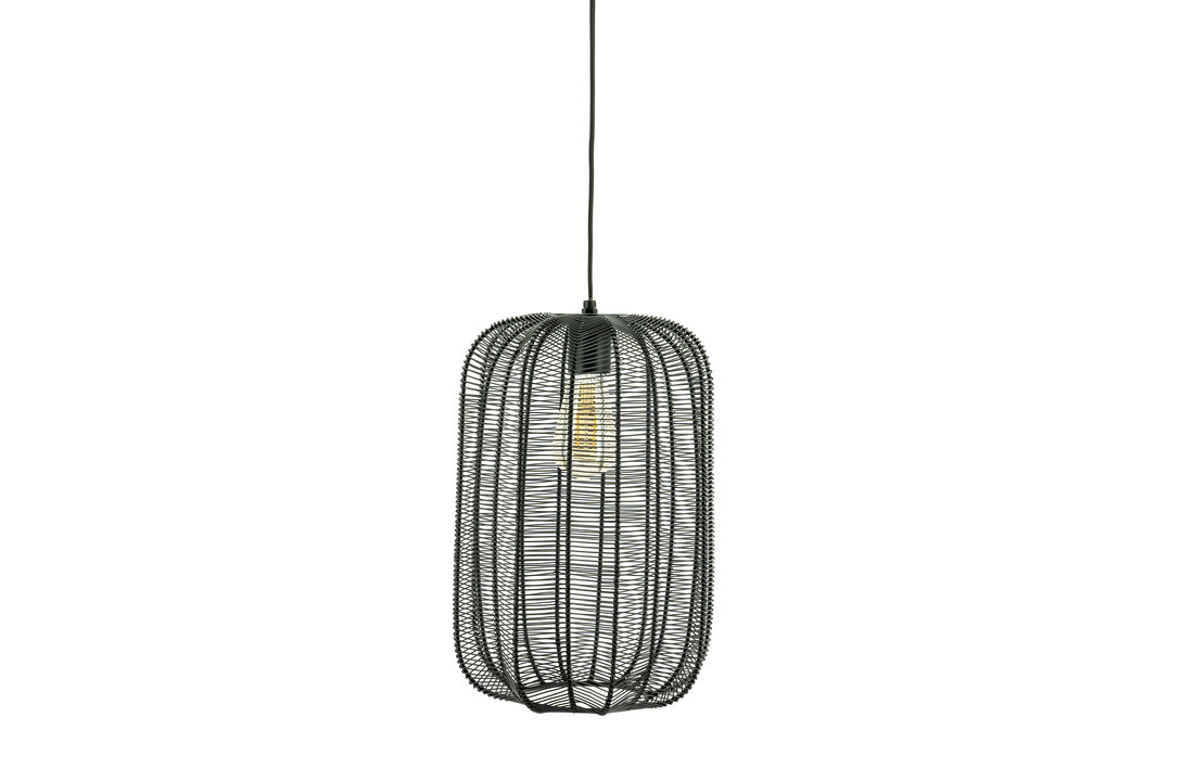 Metalen hanglamp Carbo | Zwart