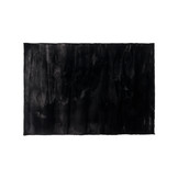 Hoogpolig vloerkleed Plush Zwart | 25