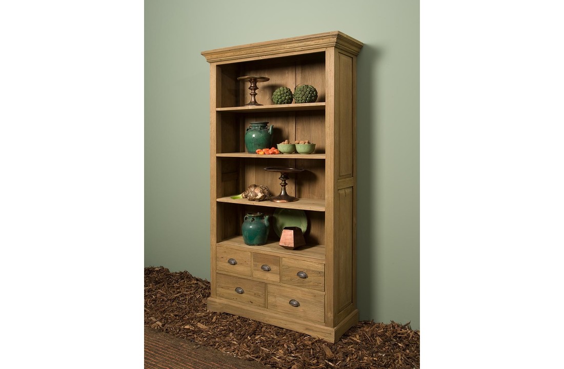 Tower Living - Bologna boekenkast teak 111cm