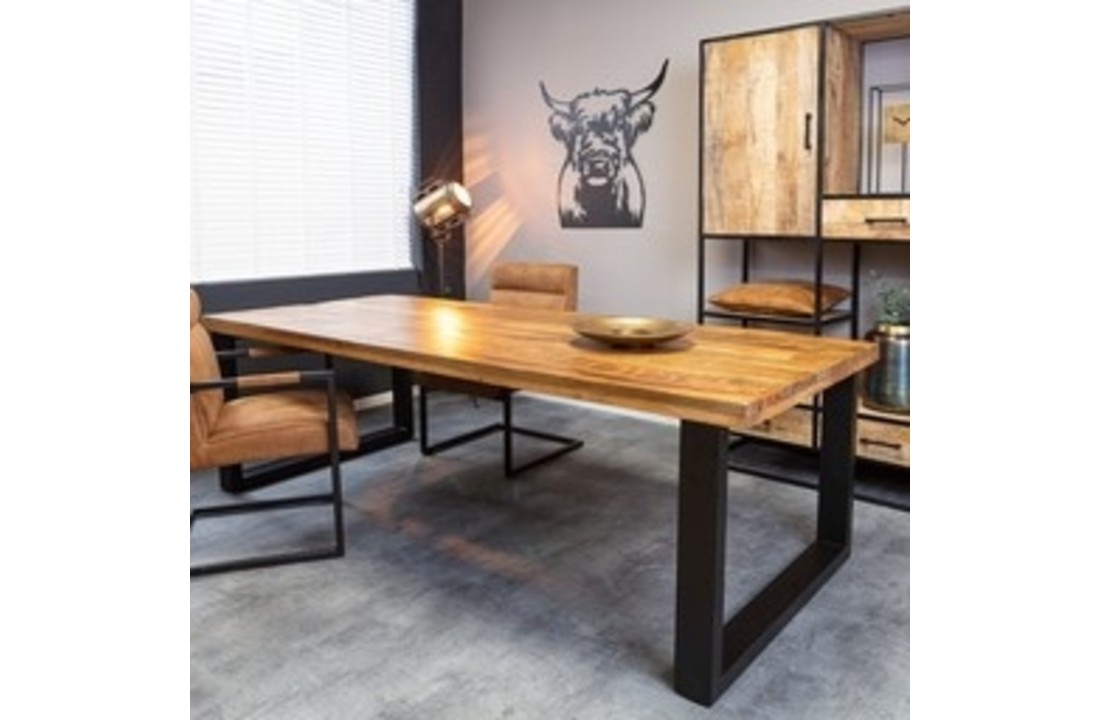 Eettafel Denver 220 cm | Rechthoek | U-poot