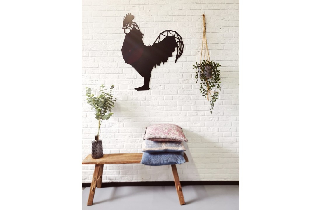 Wanddecoratie metaal | Haan