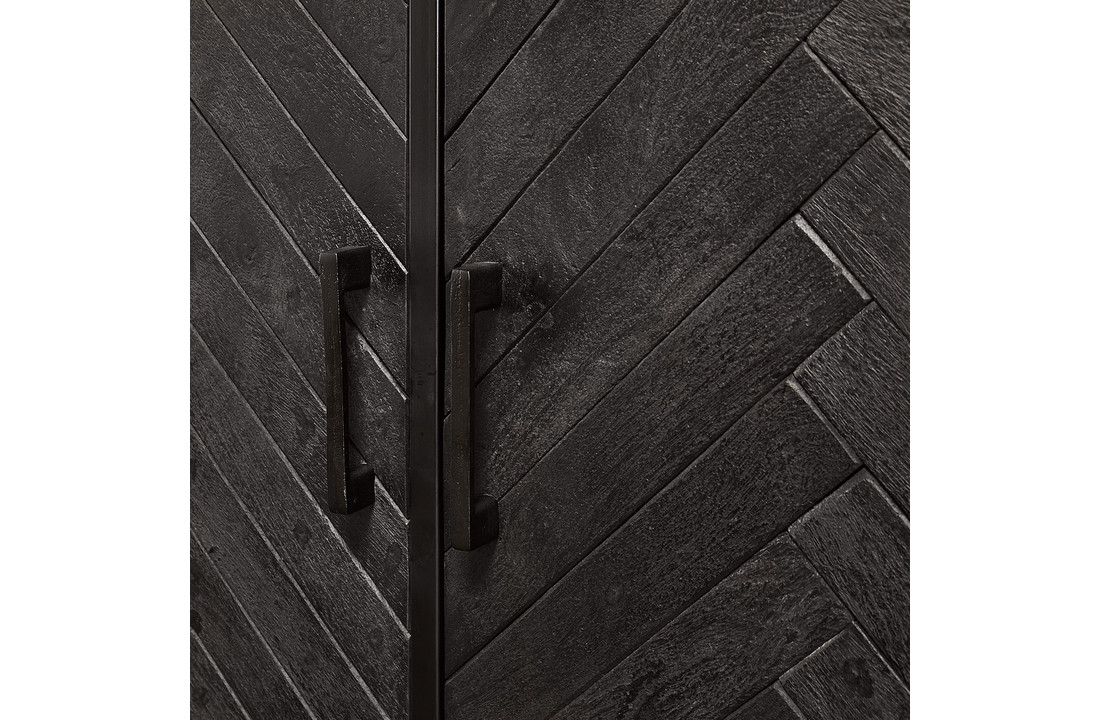 Kabinet New York 90 cm | Zwart