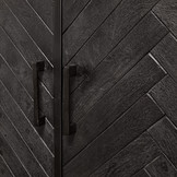 Kabinet New York 90 cm | Zwart