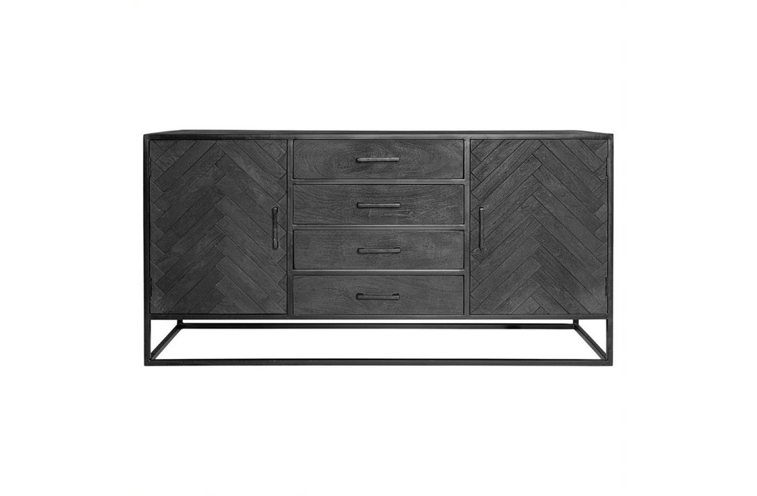 Dressoir New York 165 cm | Zwart