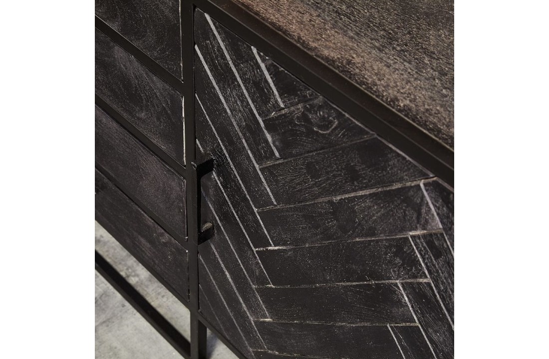 Dressoir New York 210 cm | Zwart
