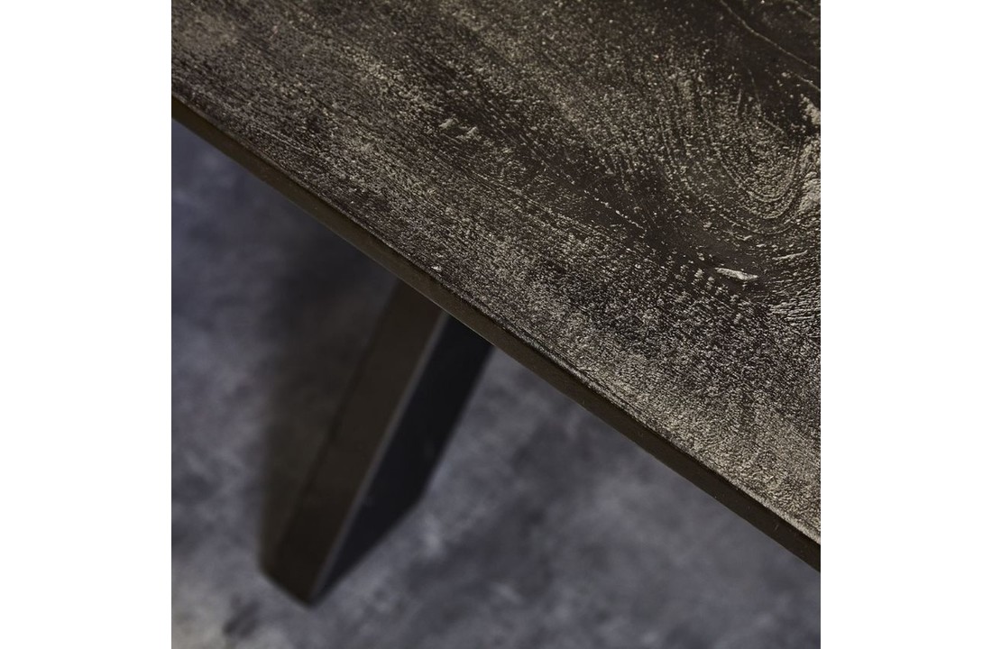 Zwarte eettafel New York | 200 cm