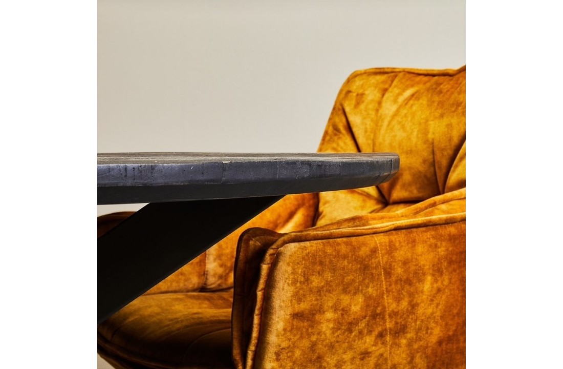 Ronde eettafel zwart - New York | 130 cm
