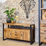 Dressoir Britt | 135 cm | Met lades en deuren
