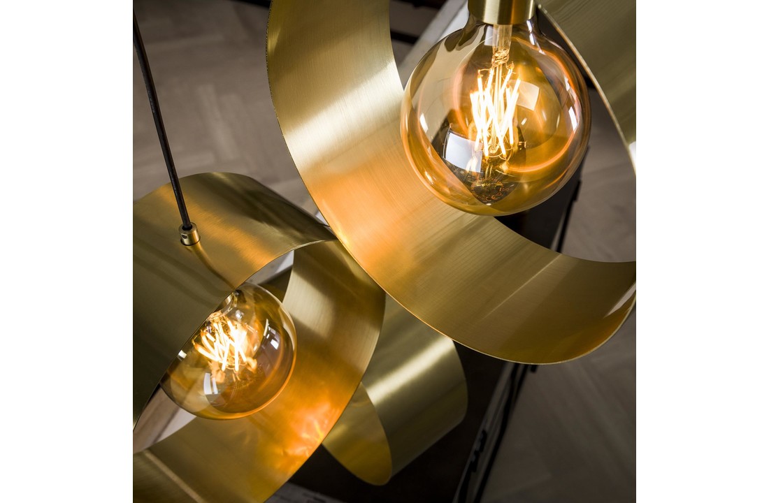 Metalen hanglamp | Rosedale | Getrapt 3L