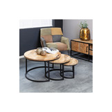 Fauteuil Roxy patchwork | Kenia leer mix