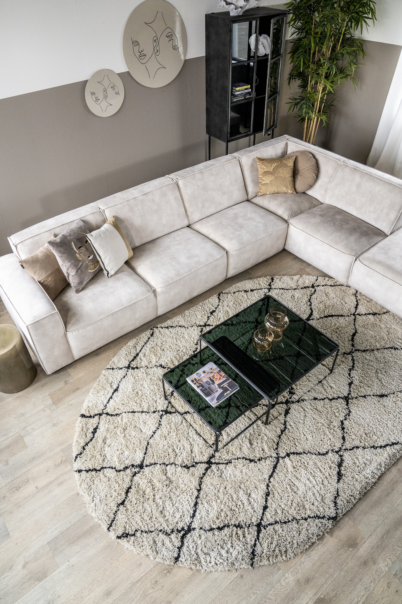 By-Boo | Vloerkleed Rox ovaal | 200 x 300 cm - Max Wonen