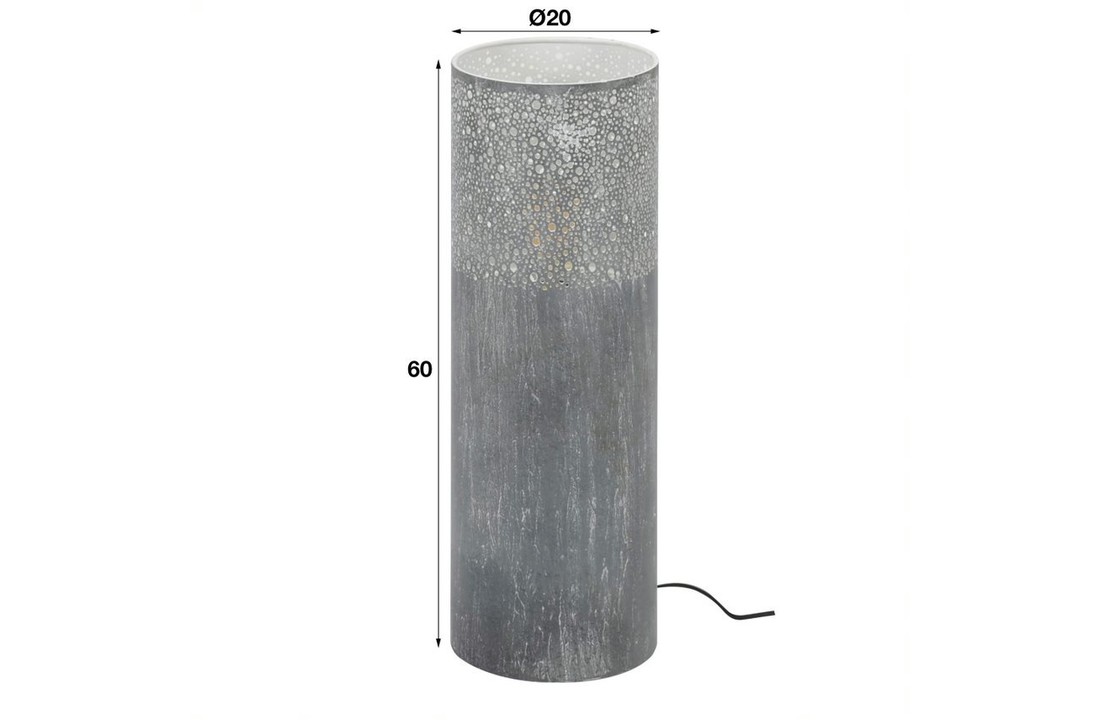 Metalen vloerlamp | Newcastle 60 cm
