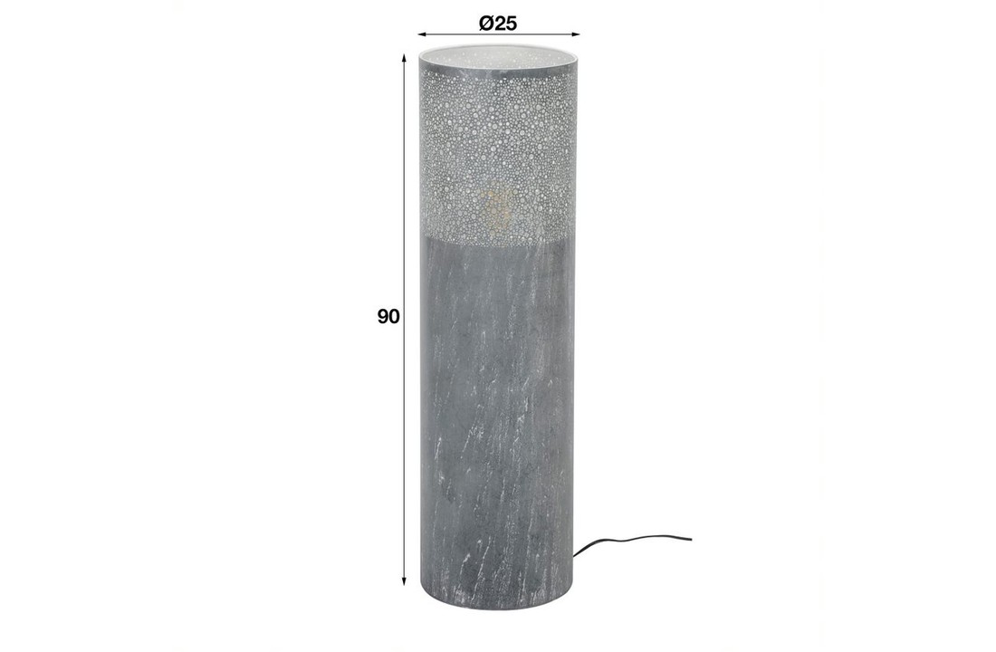 Metalen vloerlamp | Newcastle 90 cm