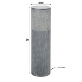 Metalen vloerlamp | Newcastle 90 cm