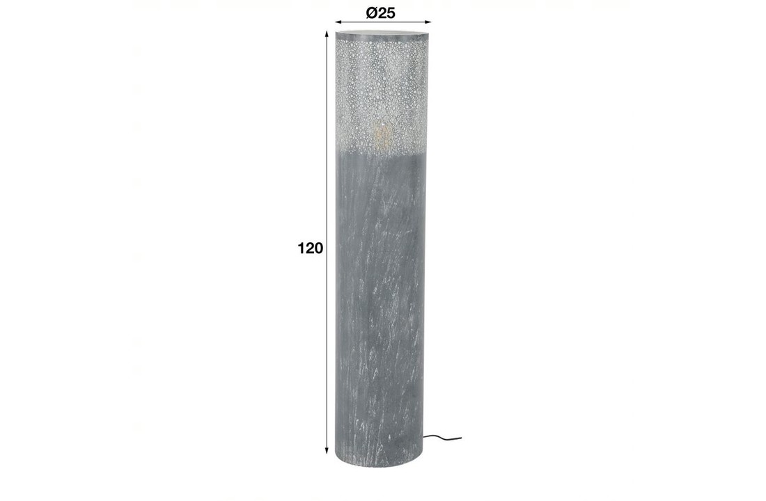 Metalen vloerlamp | Newcastle 120 cm