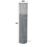 Metalen vloerlamp | Newcastle 120 cm