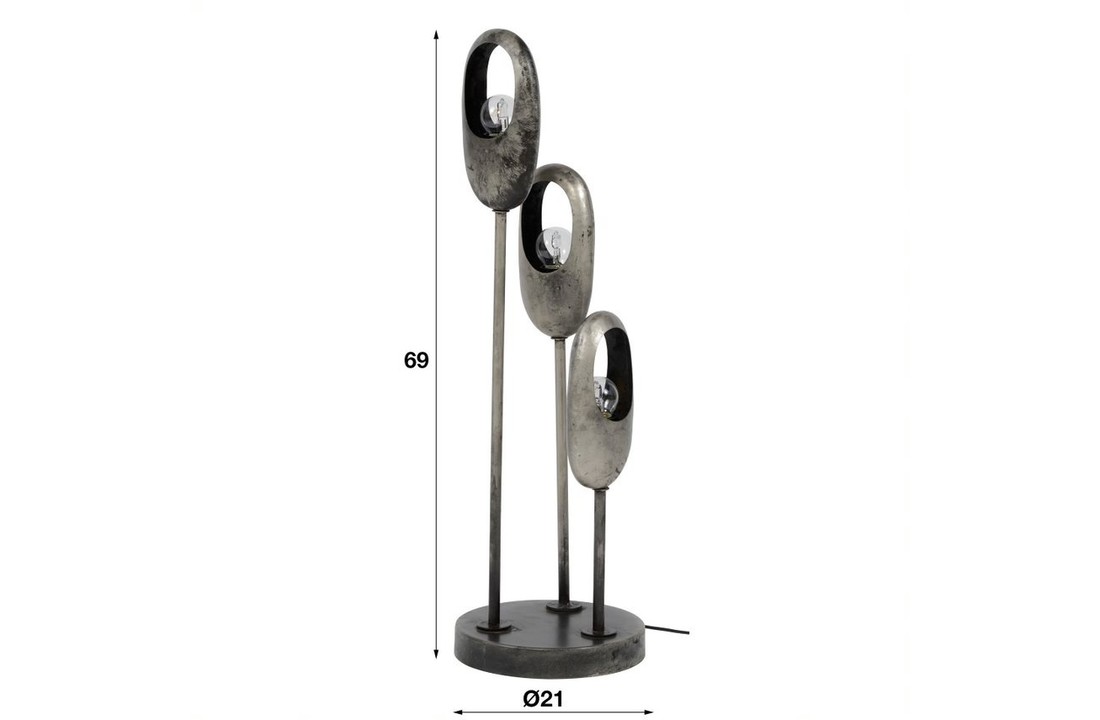 Metalen tafellamp | Brighton 3L