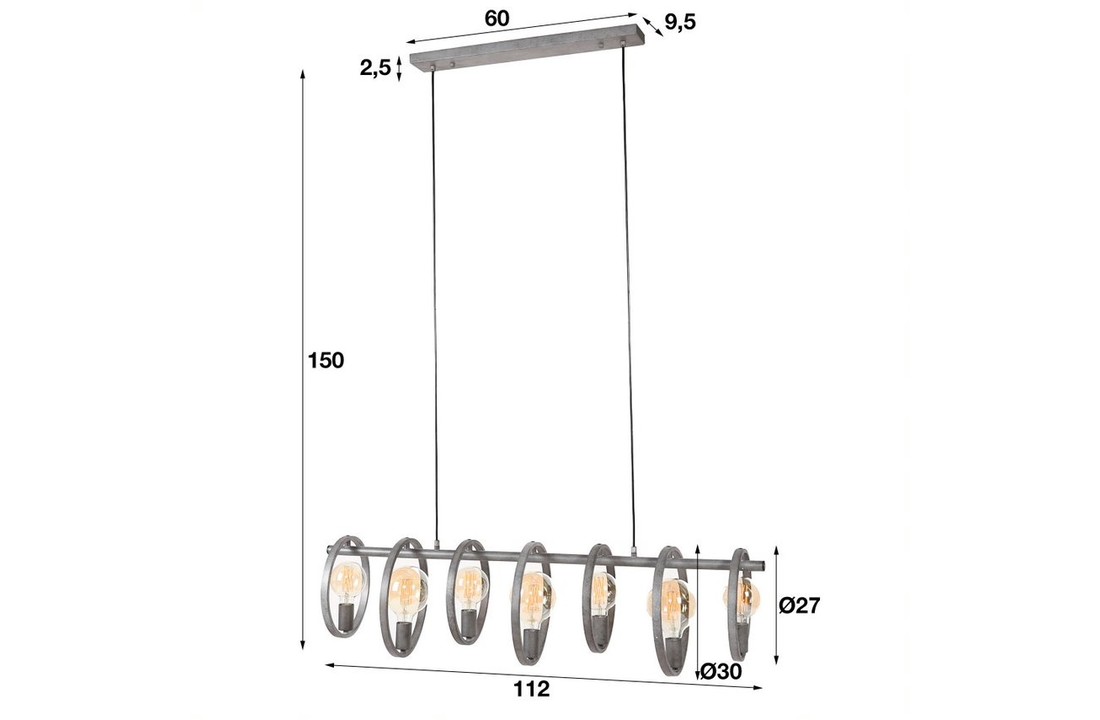 Hanglamp | Lexington | 7L