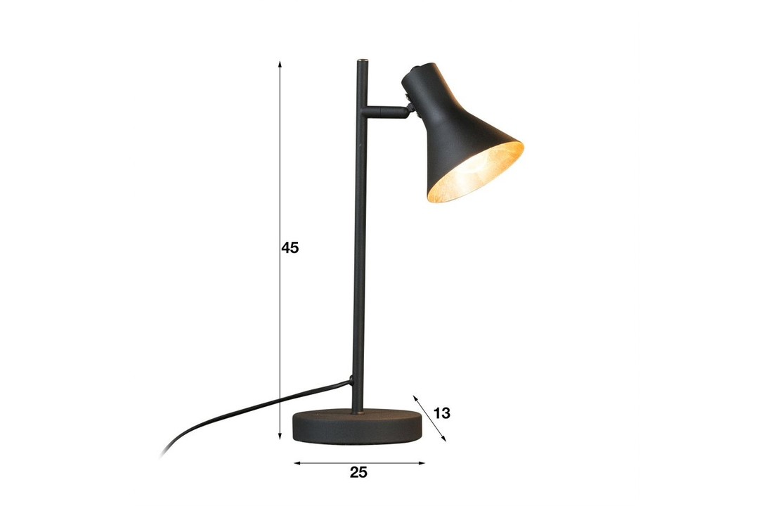 Metalen Tafellamp | Charleston | 1L