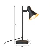 Metalen Tafellamp | Charleston | 1L