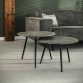 Salontafel set Harlem Metallic | Set van twee