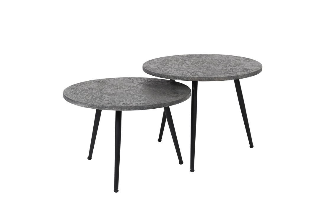 Salontafel set Harlem Metallic | Set van twee