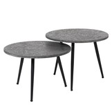 Salontafel set Harlem Metallic | Set van twee