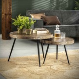 Salontafel set Harlem Brons | Set van twee